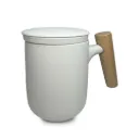Tasse Aura Nordic Wood avec Infuseur - Blanc